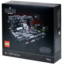Конструктор LEGO Star Wars: Диорама "Пролет над Звездой Смерти" 75329 картинка 372790 - МосИгра
